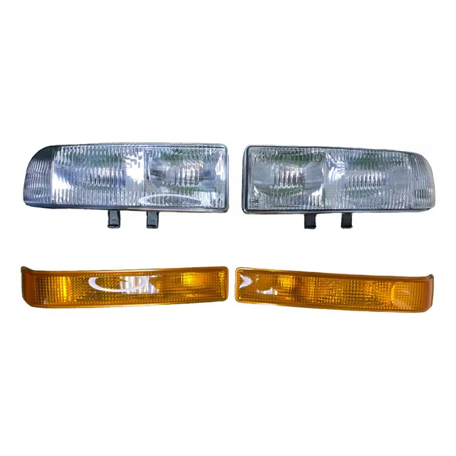 Faros Delanteros Con Micas De Cruce Chevrolet Blazer 98-2005