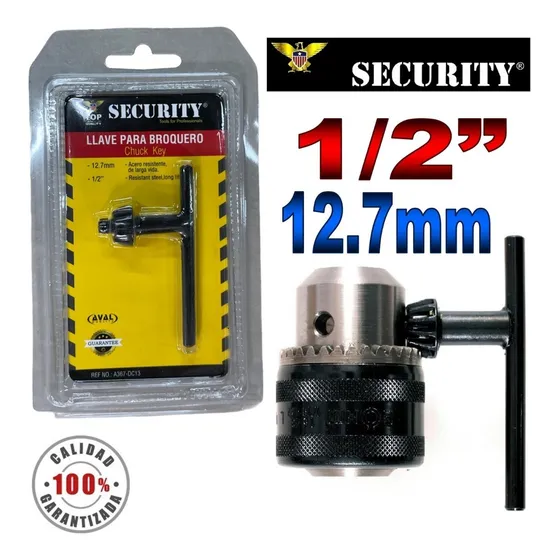 Llave De Acero Para Taladro Mandril De 1/2 Pulgadas 12.7mm