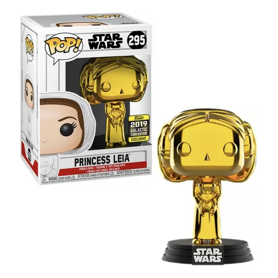 Princesa Leia Gold Exclusivo Funko Pop 295 Star Wars