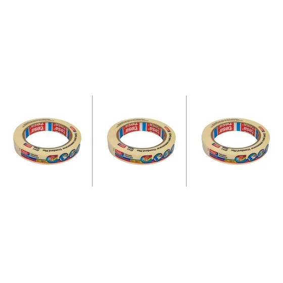 Pack 3uni Cinta Enmascarar Masking Tape 40m X 18mm Tesa