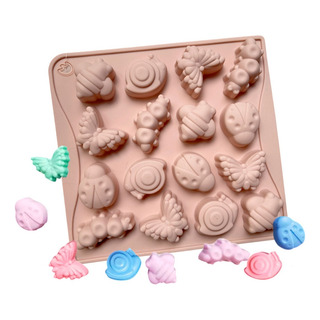 Molde Silicon 16 Mini Bichos - Repostería Chocolates Gomitas Molde Silicon 16 Mini Bichos - Repostería Chocolates Gomitas