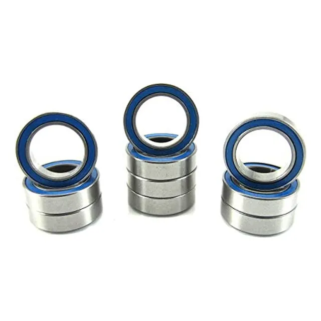 Rodamientos De Bolas De Precision 10x15x4mm Juntas De Goma A
