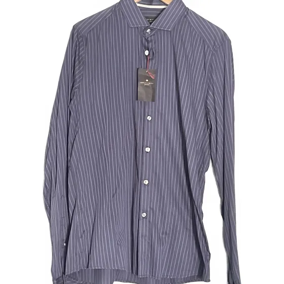 Key Biscayne Camisa Violeta Azul Talle L Nueva Urbana Vestir