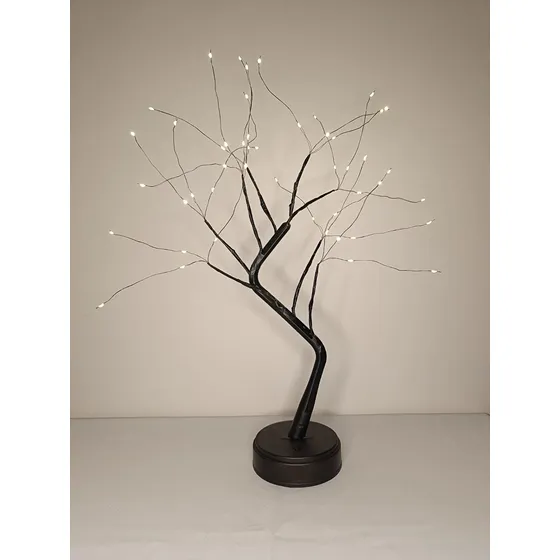 Mini Árvore De Natal Mesa Luminária 48 Leds Noruega