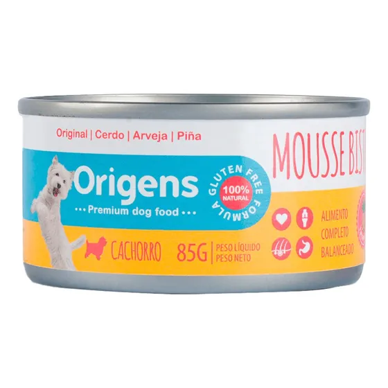 Alimento Húmedo Para Perros Origens Cerdo - 85gr