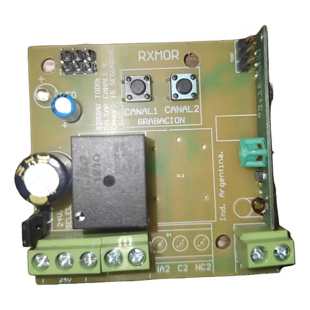 Receptor P/central Placa Rx Mor (1 Y 2 Canales) Motor Porton