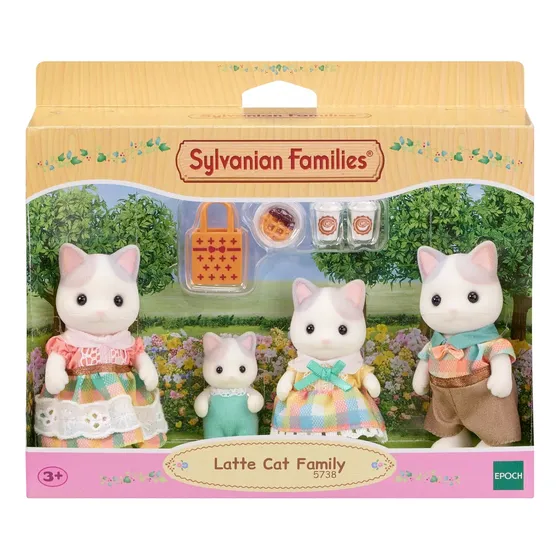 Sylvanian Families Familia Gato Latte 05738