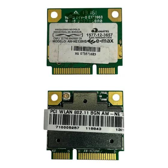 Pci Wireless Notebook Cce Win U25 S23 N325 N345+ Aw-ne139hs