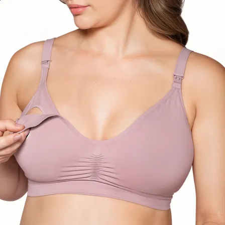 Sutiã Loba Lupo Gestante Amamentação Fecho Click Sem Bojo