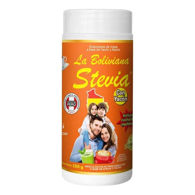 2 Stevia Y Yacon Original Boliviana Premium 150grs
