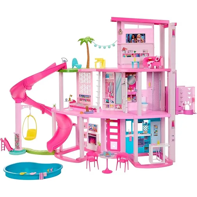 Barbie Casa De Los Sueños Dream House 10 Áreas De Juego