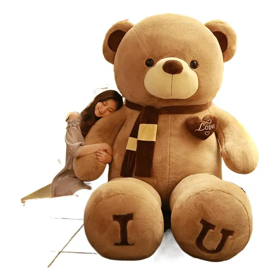 Urso De Pelúcia Gigante Com Pelúcia Macia E Algodão Pp 80 Cm