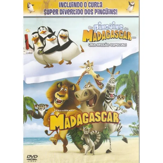 Dvd Madagascar E Os Pinguins Em Uma Missão Especial