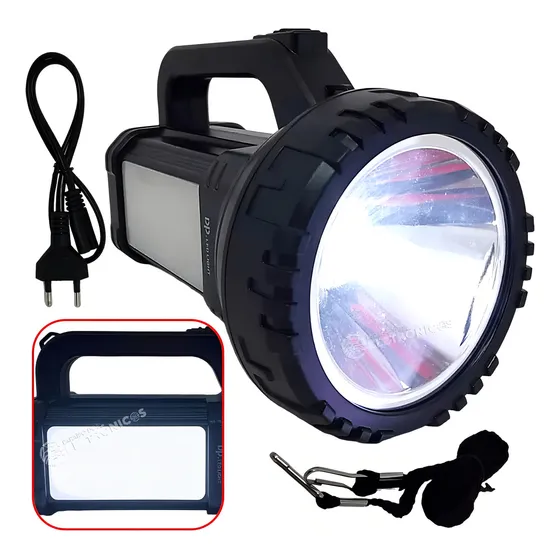 Lanterna Holofote 20w Led Super Potente Turbo C/luz Lateral