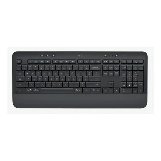 Teclado Logitech Signature K650 Inalámbrico Bluetooth 5.1 Color Del Teclado Negro Idioma Español España