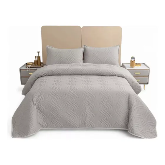 Cubrecama D Verano Quilt 1,5p +1funda Cobertor Plaza Y Media