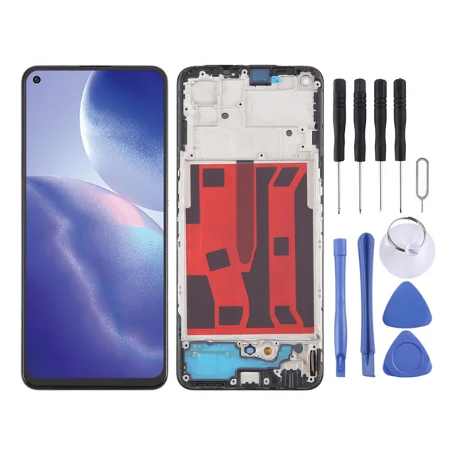 Compatível Tela Oled Com Moldura Para Oppo Reno5 Z/oppo A95