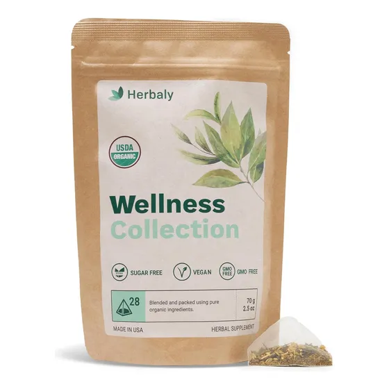 Herbaly Wellness Collection Té De Jengibre A Base De Hierbas