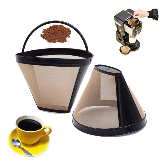 Filtros Cónicos Reutilizables Para Cuisinart Filtro Cafetera