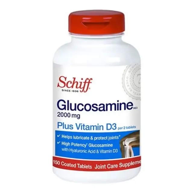 Schiff Glucosamine Vitamina D & Acido Hialuronico 150 Unidad