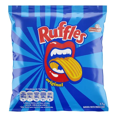 Caixa Com 50 Salgadinhos Batatas Ruffles 17g Elma Chips | MercadoLivre