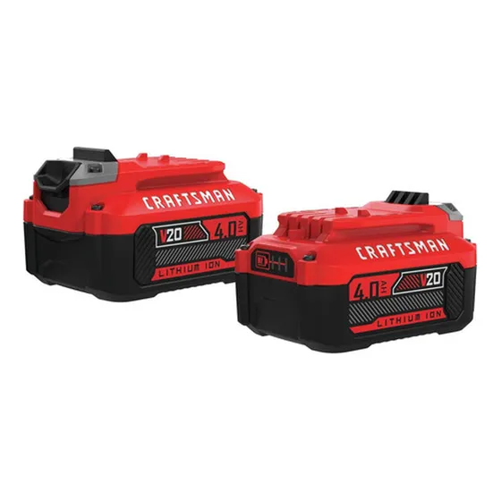Batería De Iones De Litio Craftsman V20, 4ah, 2-pack