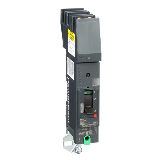 Interruptor Termomagnético Bda 1p 20a Schneider Bda160201