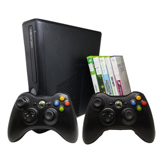 Xbox 360 Com 2 Controles Originais + Hd 500gb Com Gta Iv E Forza Horizon Xbox 360 Com 2 Controles Originais + Hd 500gb Com Gta Iv E Forza Horizon