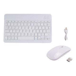 Teclado E Mouse Sem Fio De 10 Polegadas Rgb Retroiluminados Teclado E Mouse Sem Fio De 10 Polegadas Rgb Retroiluminados