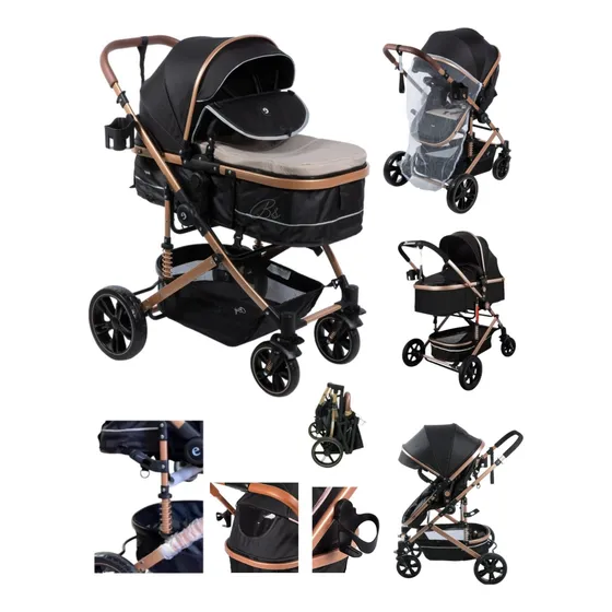 Coche Moisés Para Bebe Lujo 0 A 4 Años Super Liviano