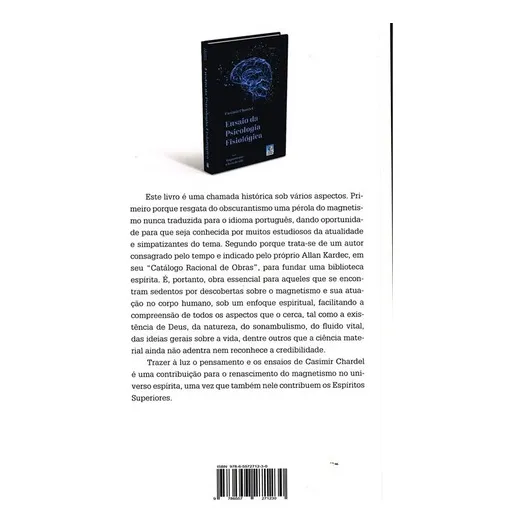 Ensaio Da Psicologia Fisiológica, De : Casimir Chardel. Série Não Aplica, Vol. Não Aplica. Editora Editora Do Conhecimento, Capa Mole, Edição Não Aplica Em Português, 2021