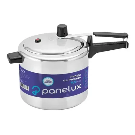 Panela Pressão Alumínio Polida 4,5 Litros - Panelux