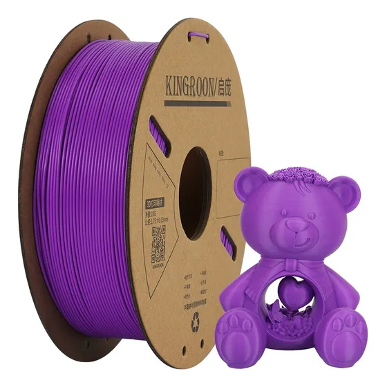 Filamento Pla Kingroon De 1 Kg Y 1.75 Mm Para Impresora 3d Color Violeta