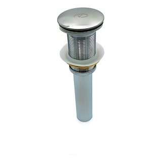 Desague Contra Lavabo Push Ovalín Sin Rebosadero Cromo Desague Contra Lavabo Push Ovalín Sin Rebosadero Cromo