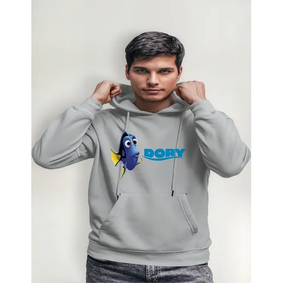 Polerón Estampado Dory, Nemo, Pez, Logo Argamodas