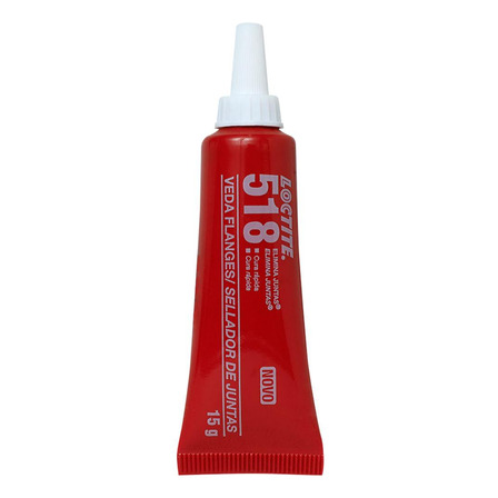 Cola Adesivo Elimina Juntas Alta Resistência Loctite 518 15g Cola Adesivo Elimina Juntas Alta Resistência Loctite 518 15g
