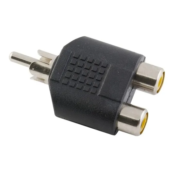 Adaptador Rca Macho A 2 Rca Hembra  Esdj