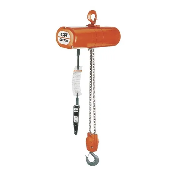 Señorita Electrica Columbus Mckinnon 1/2 Ton Polipasto