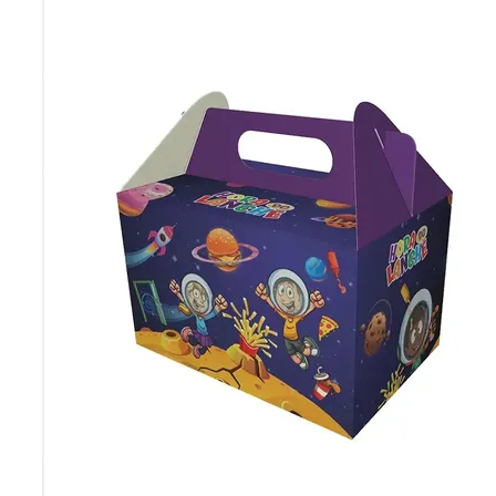 Maleta Para Kit Lanches Kids Embalagem Para Combos 100un Kids