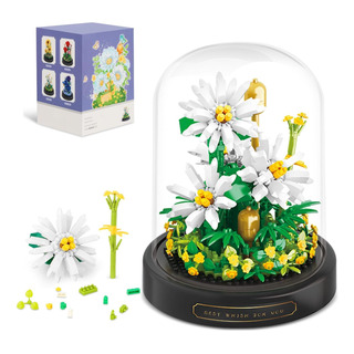 Qlt Qiaoletong Juego De Construcción De Ramo De Flores, 490 Qlt Qiaoletong Juego De Construcción De Ramo De Flores, 490