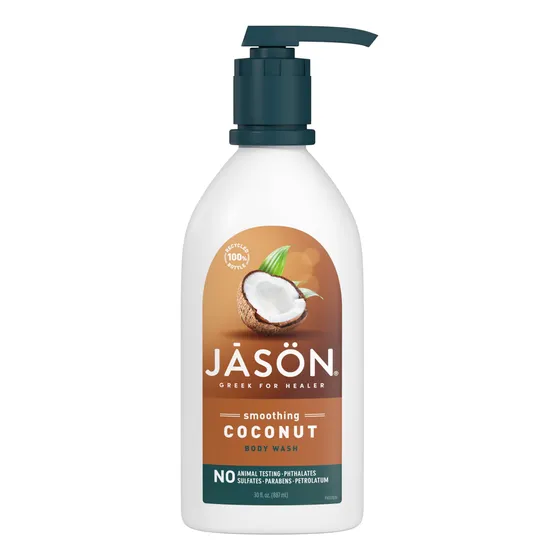 Sabonete Líquido Jason Coconut Smoothing 900 Ml Com Vitamina