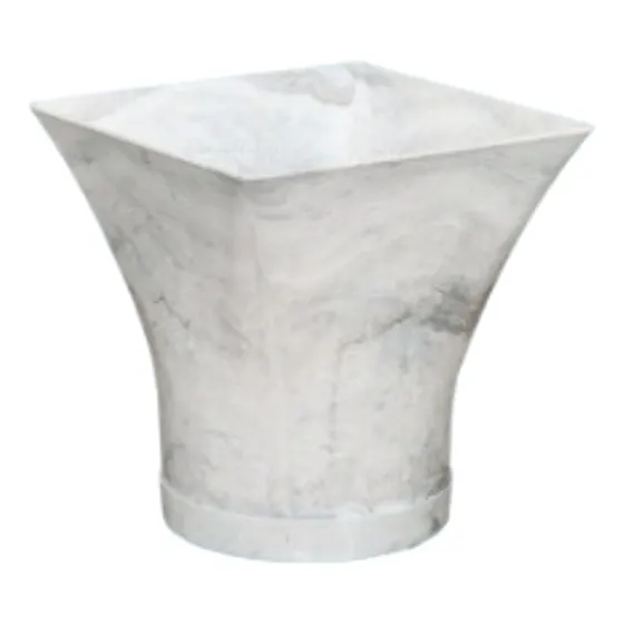 Vaso Cachepô Com Prato Anti Dengue Plantas Flores Decoração
