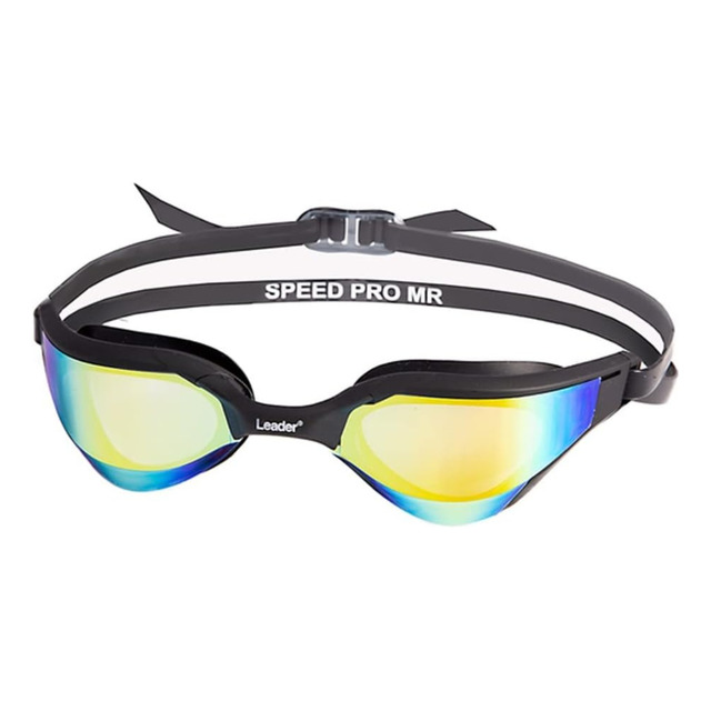 Óculos Natação Espelhado Leader Speed Pro Cor Preto Óculos Natação Espelhado Leader Speed Pro Cor Preto
