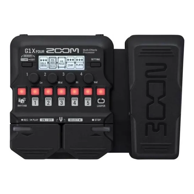 Pedal de efecto Zoom G1X Four negro