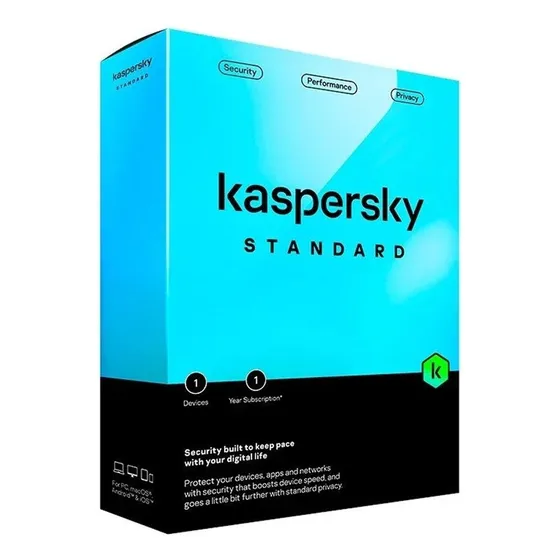 Antivirus Kaspersky Standard Licencia 1 Dispositivo - 1 Año