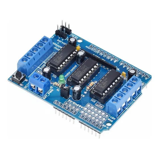 Shield L293d Driver Ponte H Para Motor Arduino Mega E Uno
