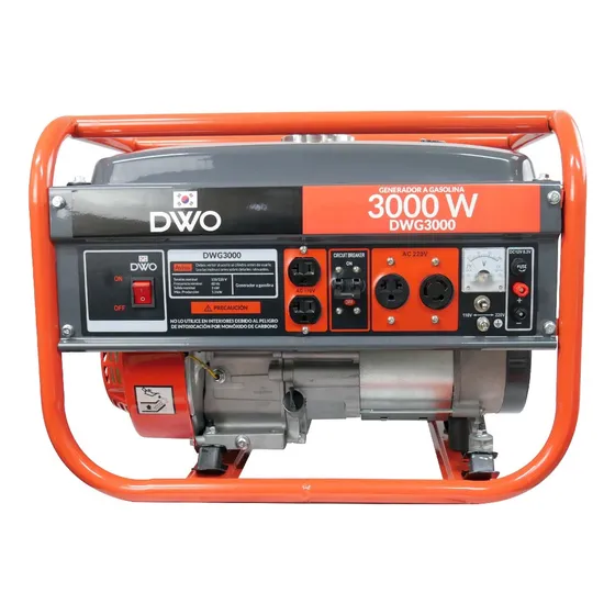 Generador A Gasolina Portatil 3000w Bifásico 110/220v Dwo