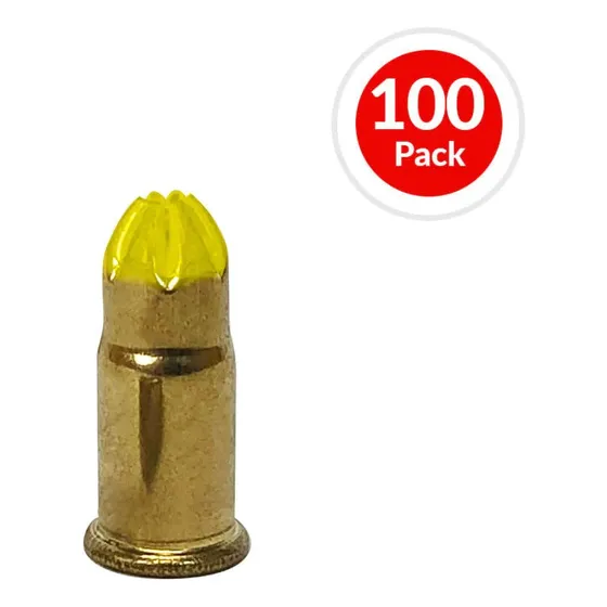 Fulminante Para Pistola De Clavos 22mm Amarillo X 100pzas