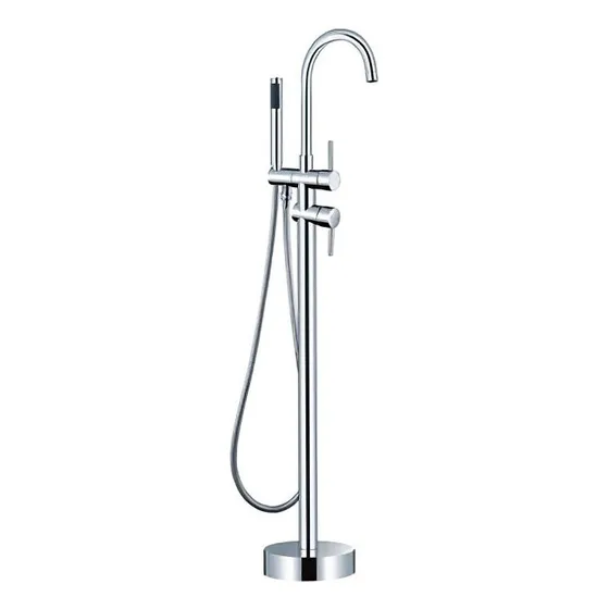 Grifo De Bañera Montaje Suelo Mezclador Cn/ducha De Mano