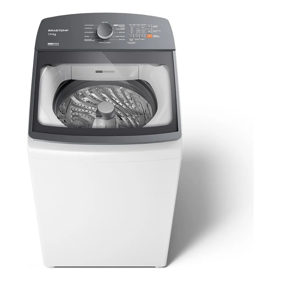 Máquina de Lavar Brastemp 14kg Branca Smart Sensor BWF14AB 127V